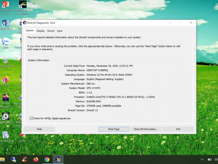 Cần bán laptop dell xps 9370 core I7 8550U 99%