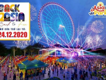 Khu vui chơi giải trí Asia Park đã mở cửa trở lại