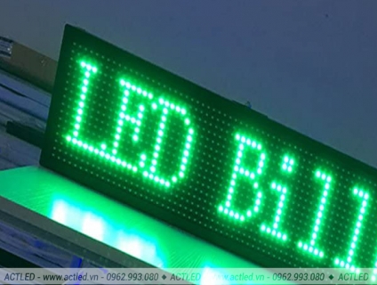 Biển quảng cáo LED P10 xanh lá Liên hệ:0962 993 080