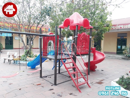 Lắp đặt đồ chơi ngoài trời cho trường mầm non ở Phú Thọ 2