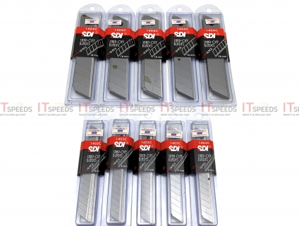 Lưỡi Dao Dọc Giấy SDI Lớn 1404C 18mm, Nhỏ 1403C 9mm, Hàng Có Tem