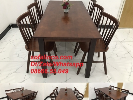 Bàn ăn 6 ghế 1m6 giá rẻ đẹp ở tại Nội thất Linco Quảng Trị