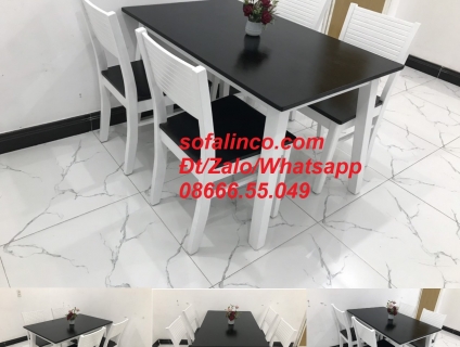 Bộ bàn ghế ăn 4 ghế hiện đại giá rẻ ở tại Nội thất Linco Vĩnh Long