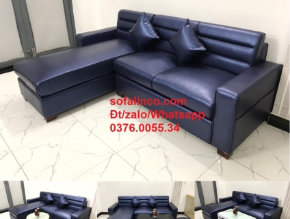 Bộ ghế sopha góc simili cao cấp HCM | Sofa chữ L giả da hiện đại TPHCM
