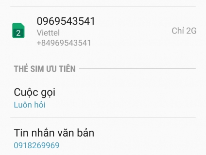 Cần bán sim viettel 0969.543.541