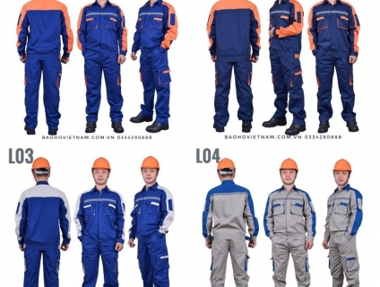 địa chỉ bán quần áo bảo hộ lao động phối màu giá rẻ