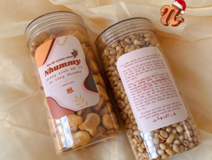 BST NOEL – Bánh Gấu Nhân Kem – Ăn vặt Nhummy