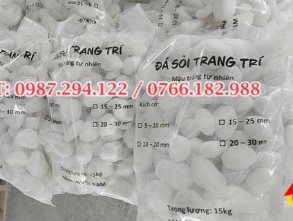 Bán sỏi trắng trang trí giá rẻ tại Hà Nội