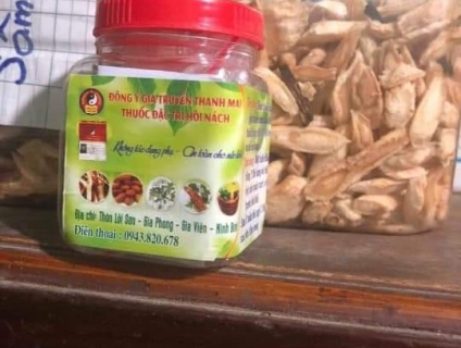 Hôi nách.hôi chân Thanh Mai