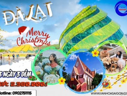 Tour Đà Lạt 3N3Đ - Đón Tết Quý Mão 2023