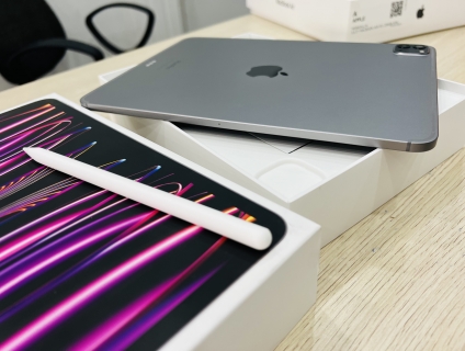 iPad Pro M2 128GB WIfi 5G Màu Gray Likenew Fullbox Đẹp Keng