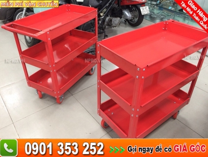 Xe đẩy dụng cụ chia tầng, tủ đựng treo đồ nghề giá tốt - NPRO