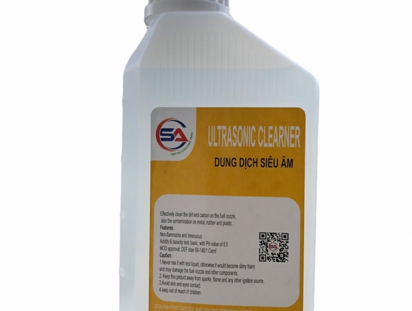 Dung dịch siêu âm cho máy vệ sinh kim phun
