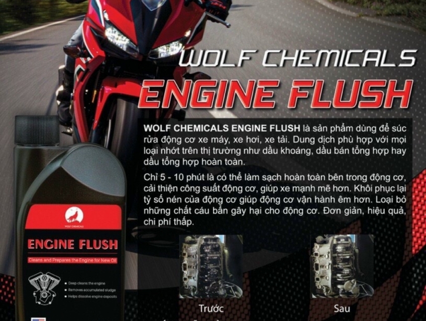 Dung dịch súc rửa động cơ