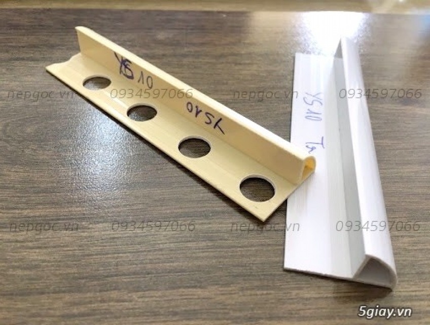 Nẹp nhựa PVC bo góc tròn - Nẹp bảo vệ góc cột - Nẹp nhựa YS10
