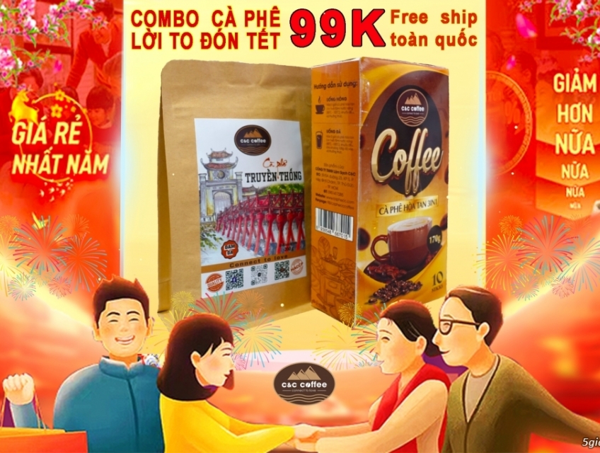 COMBO CÀ PHÊ - LỜI TO ĐÓN TẾT