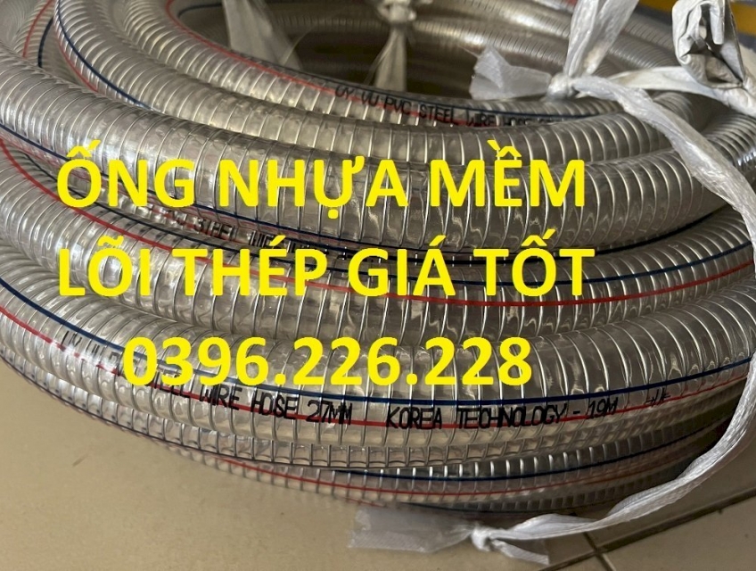 Nơi bán ống nhựa mềm lõi thép ,ống nhựa xoắn kẽm phi 50 chịu nhiệt .