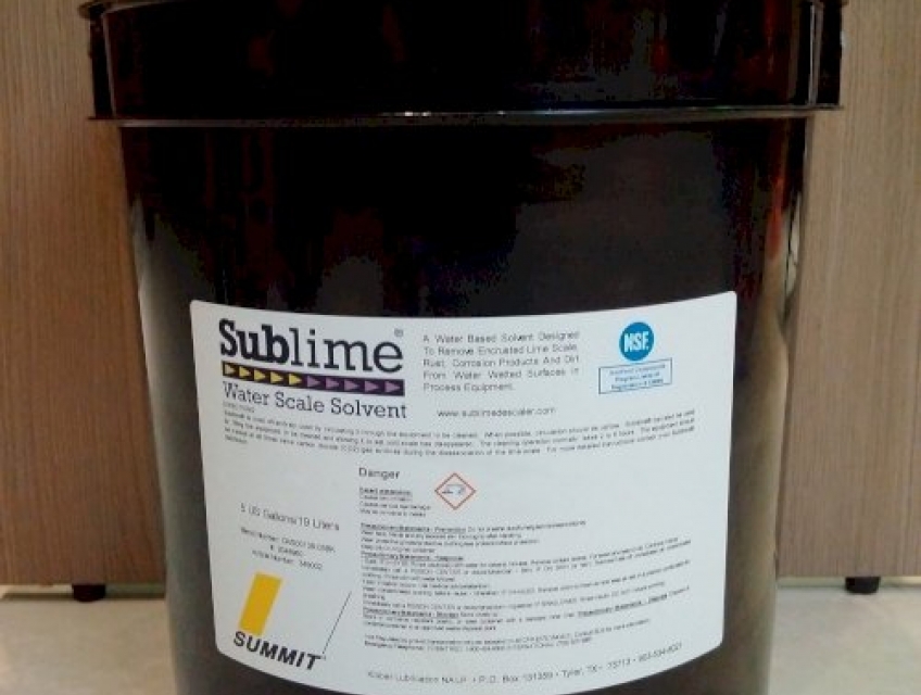 Sublime Descaler -Chất tẩy cáu cặn Lò hơi, Tháp giải nhiệt, ống đồng.