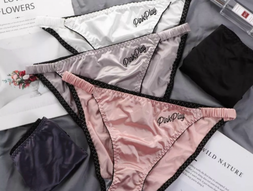 Quần Lót Nữ Satin Pink Play Phi Bóng Siêu Mềm Mịn Và Quyến Rũ