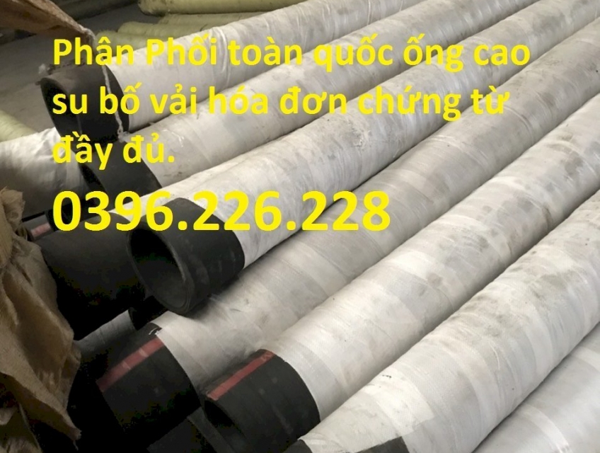 Phân phối toàn quốc ống cao su bố vải phi 168, phi 200, phi 220, 250.