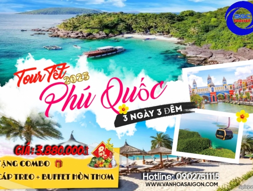 Tour Phú Quốc - Hòn Thơm Tết 2023