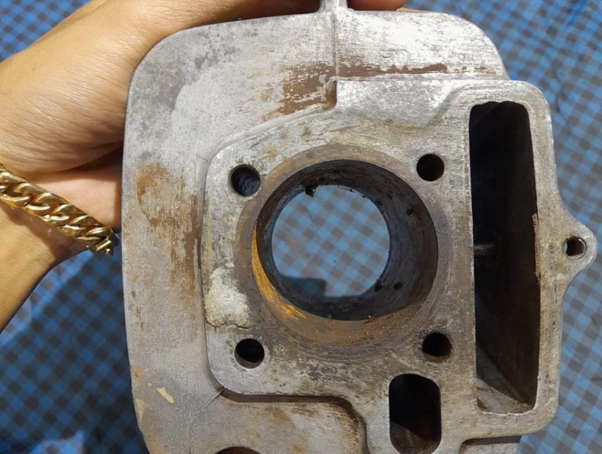 Vỏ lòng Wave 110 đã đóng sơ mi