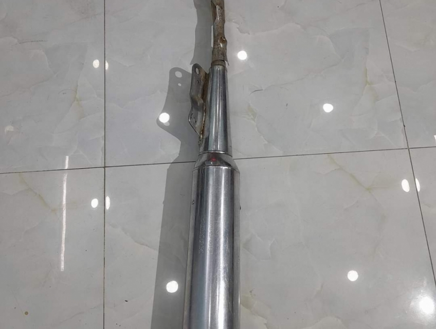 Pô Wave Alpha đít đen theo xe