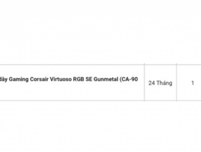 Tai nghe không dây Gaming Corsair Virtuoso RGB SE Gunmetal (CA-9011180