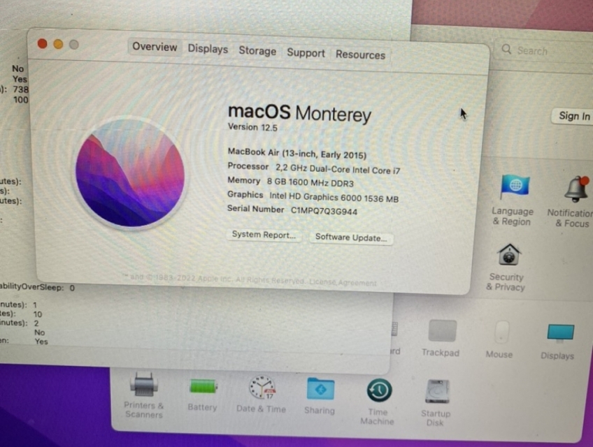 Mac air 2015 i7 ram 8g ssd 256 xt Nhật giá rẻ