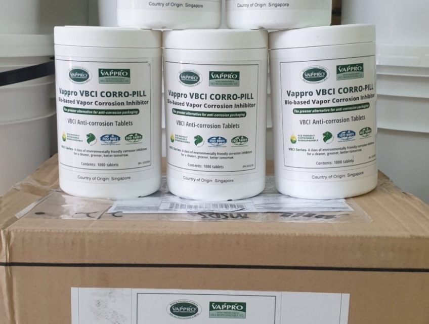 VAPPRO VBCI CORRO-PILL | VIÊN CHỐNG GỈ SÉT DÙNG CHÈN CÙNG HÀNG HÓA