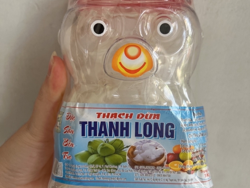 Thạch dừa Thanh Long - Nổi tiếng Bến Tre
