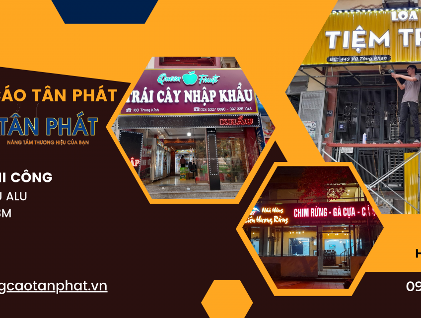 Chuyên Làm biển Quảng cáo giá rẻ tại Hà Nội
