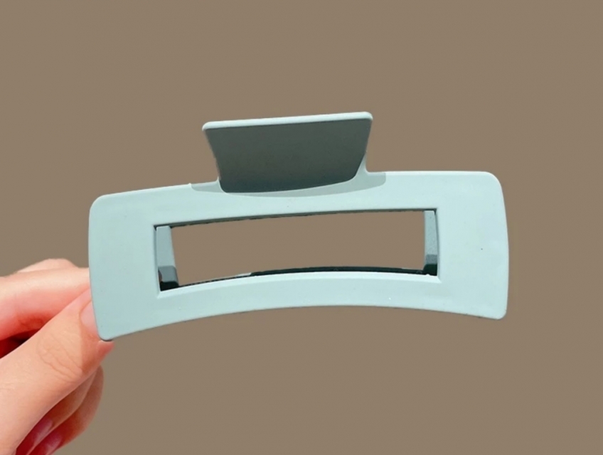 Kẹp tóc càng cua hình Vuông cỡ lớn phong cách Hàn Quốc