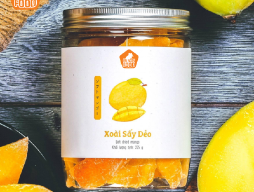 Xoài sấy dẻo không đường, thơm ngon