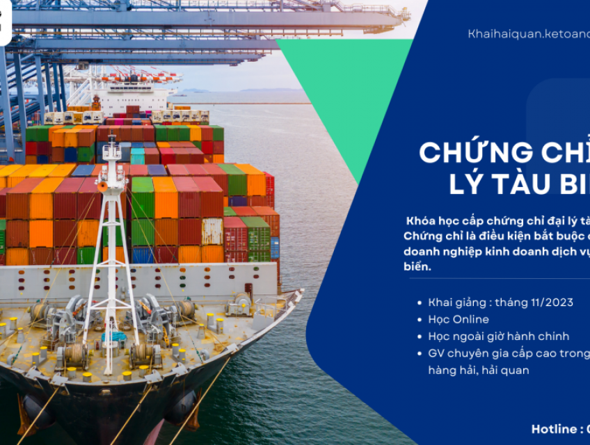 Mở lớp cấp chứng chỉ đại lý tàu biển, môi giới hàng hải_0969868630