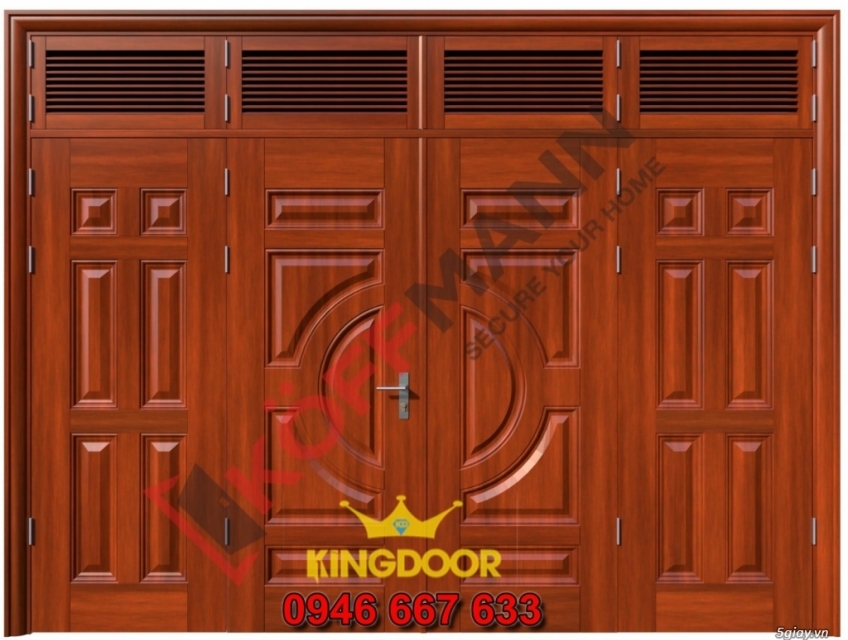 CỬA THÉP VÂN GỖ