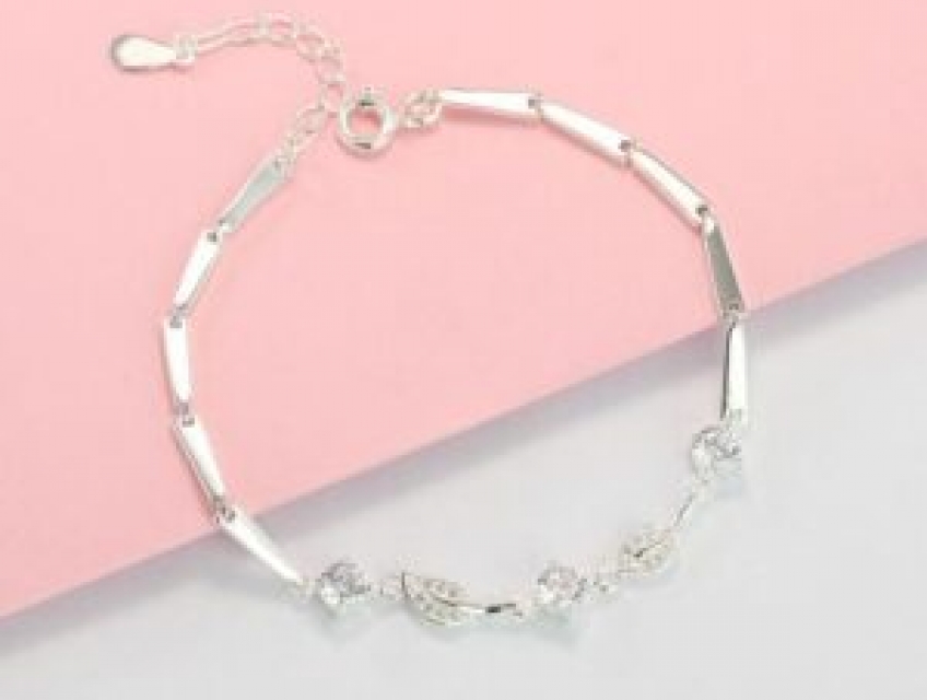 Vòng tay mắt xích bạc cho nữ độc đáo