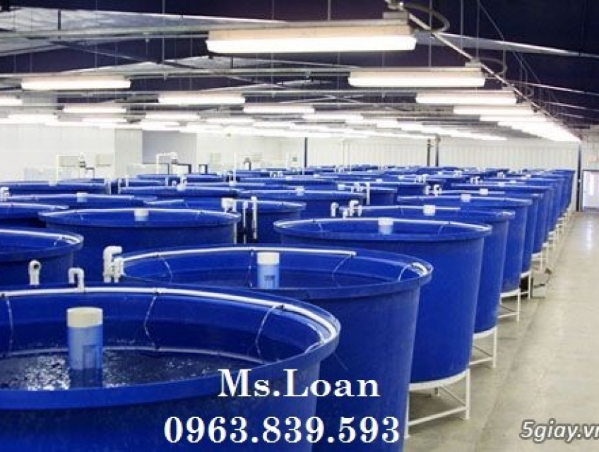 Tank nhựa tròn 1500lit, thùng nhựa nuôi cá 1500L giá rẻ hcm 0963839593