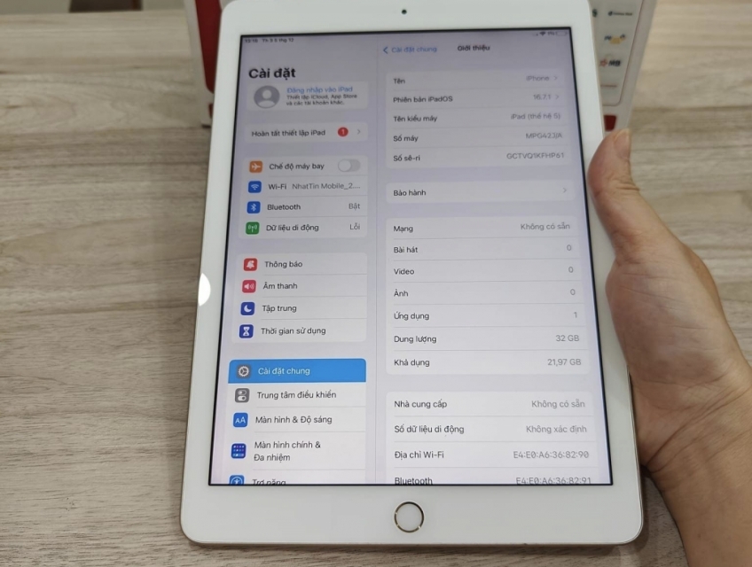 Gen 5 32g wifi bypass giá 2tr5,5 128g 4g wifi bypass giá 3tr