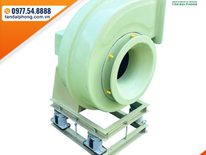 Tháp Hấp Thụ Bằng Nhựa Composite Chống Ăn Mòn Hoá Chất 3.2A-2.2KW