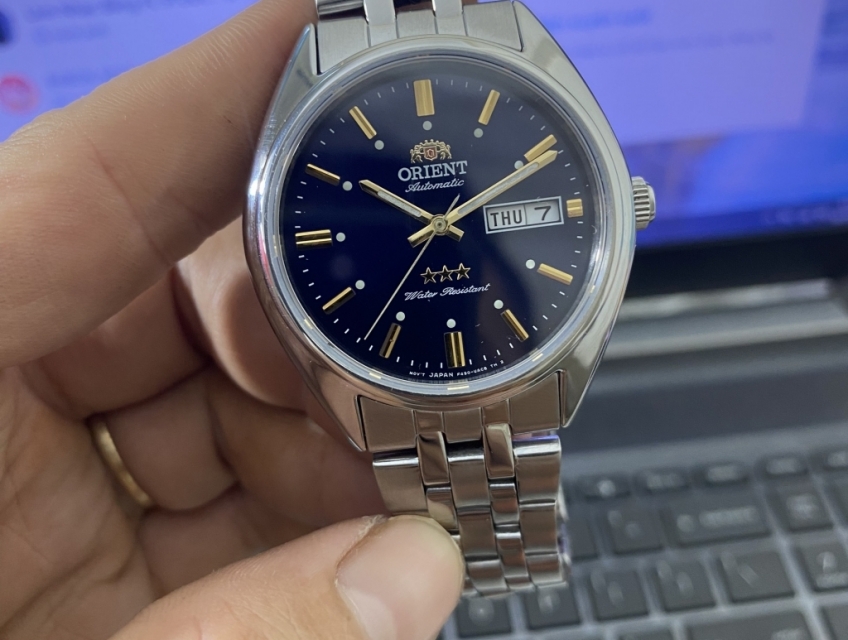 Đồng hồ Orient 3 sao cơ tự động độ mới cao