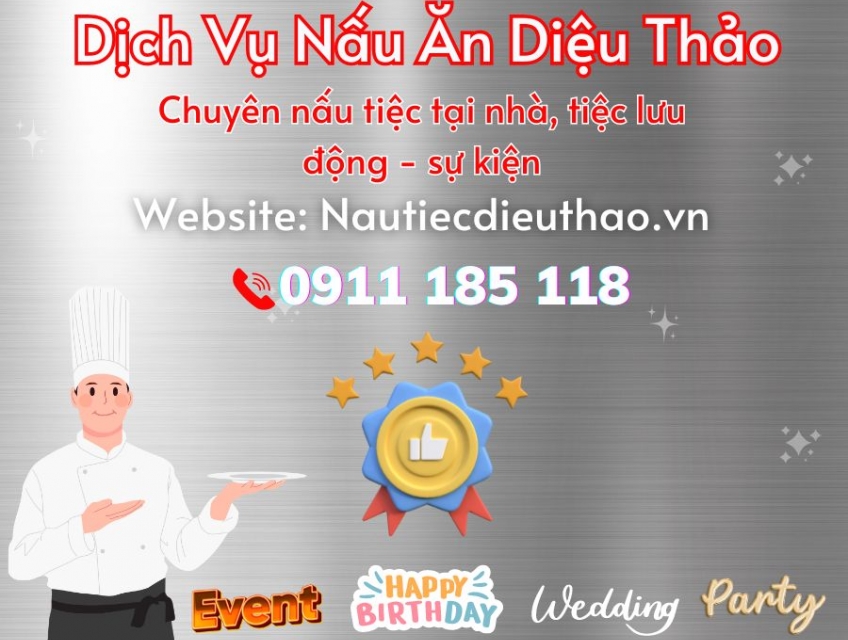 Dịch Vụ Nấu Ăn Tại Nhà Ở Bình Chánh Giá Tốt, Chất Lượng