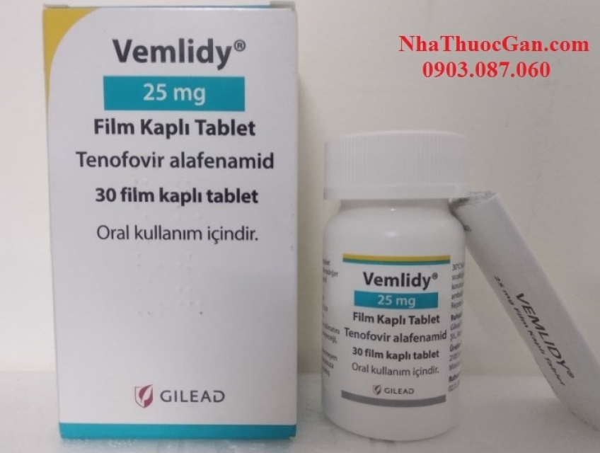 Thuoc Vemlidy 25mg Tri Nhiem Vi Rut Viem Gan B