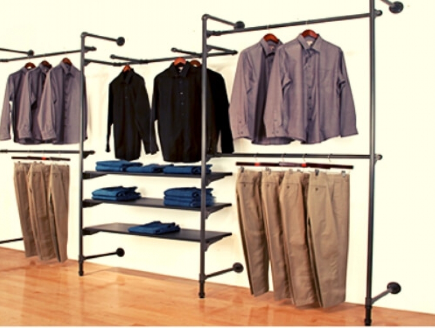 Thiết kế giá kệ shop quần áo thời trang theo yêu cầu khách hàng