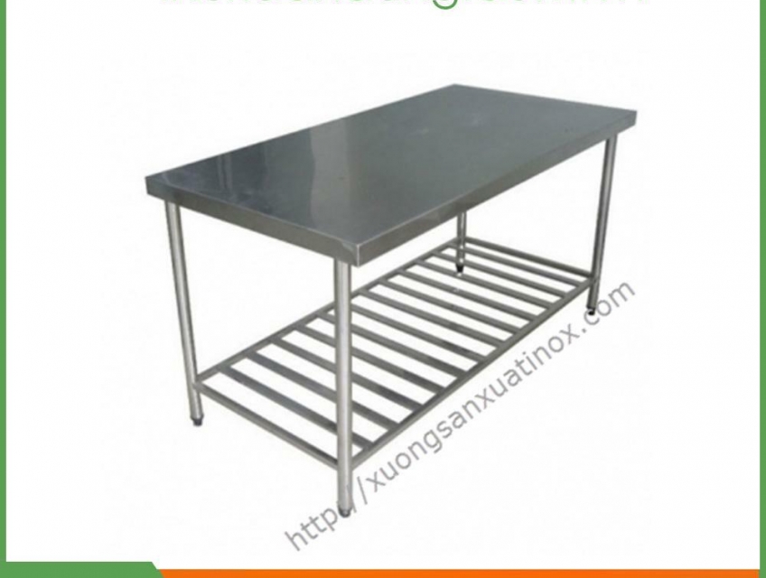 Bàn Inox dành cho bếp ăn công nghiệp