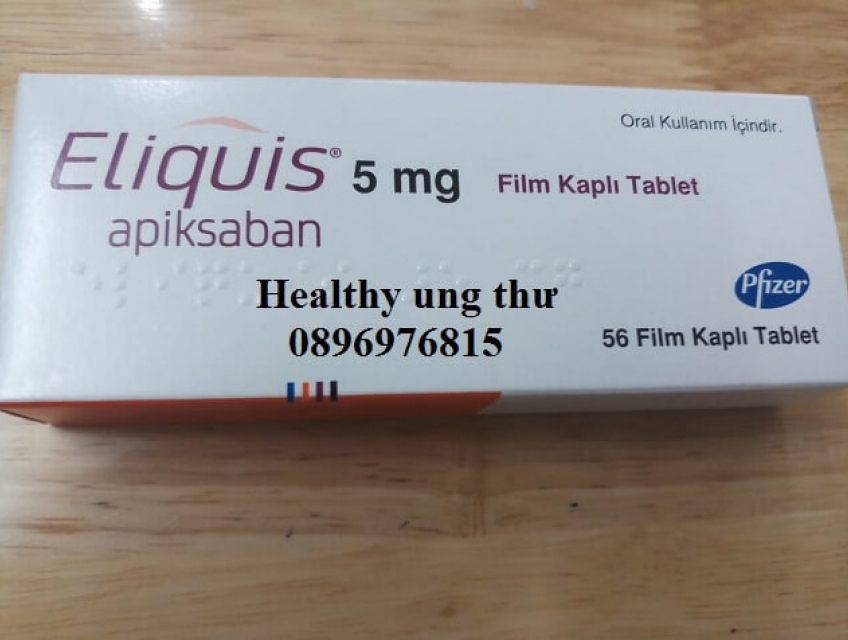 Thuoc Eliquis 5mg Pfizer ho tro chong huyet khoi