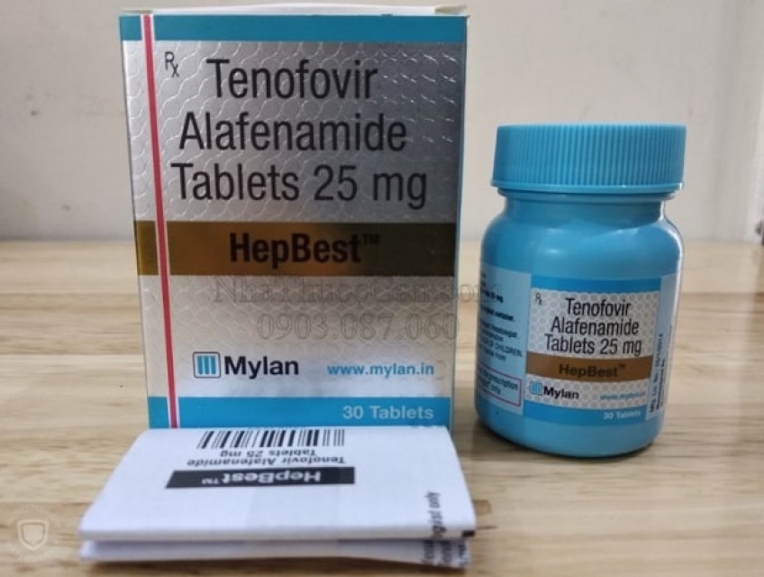 Thuoc Hepbest 25mg Tri Nhiem Virus Viem Gan B