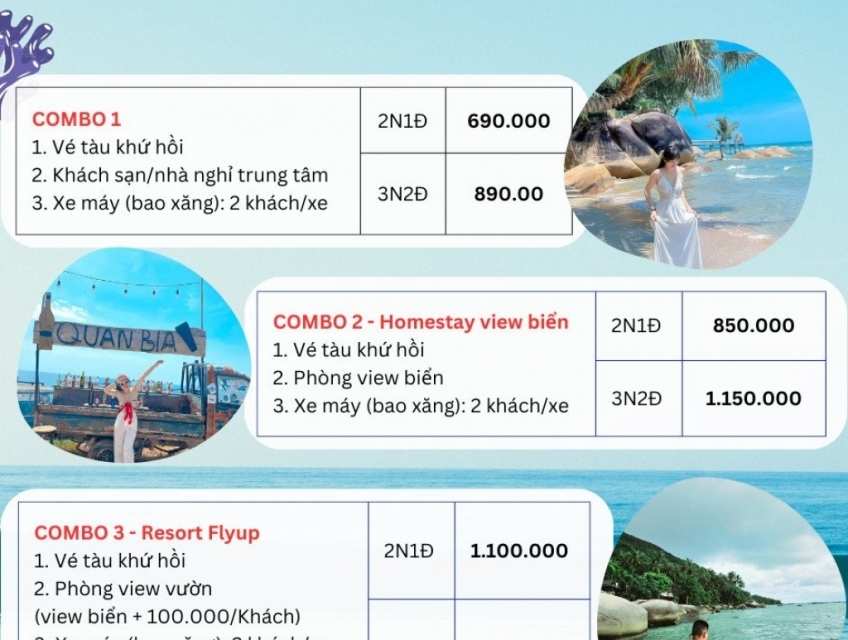 COMBO HÒN SƠN NAM DU KIÊN GIANG