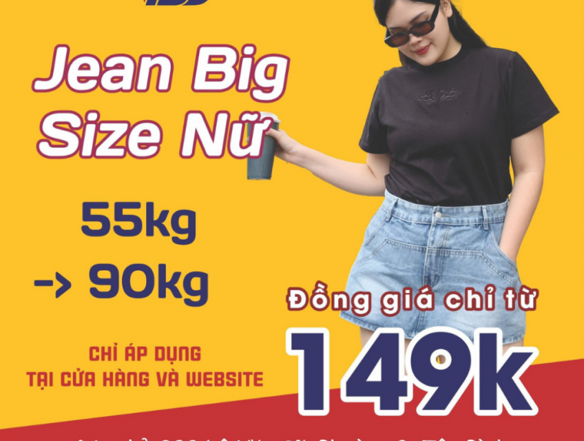 Quần jean big size nữ VBD Store - Nâng tầm phong cách nàng mũm mĩm