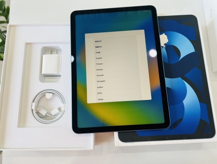 IPad Air 5 - 64GB wifi Màu xanh Hàng đã khui seal, chưa qua xài đẹp ke